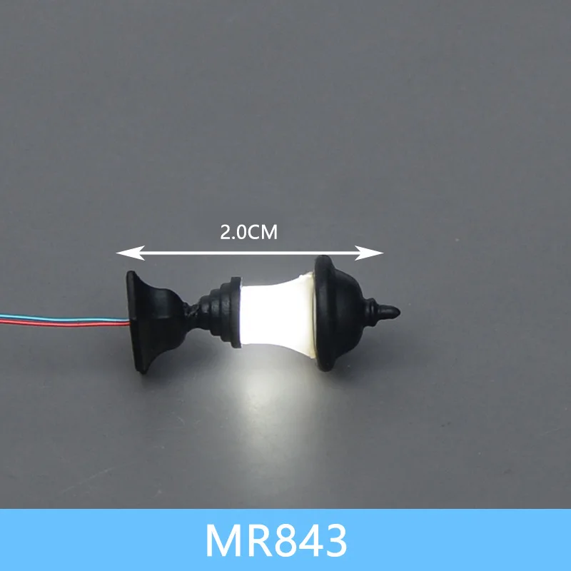 10pcs 3v Miniatur LED leuchtende Gras lampe Kunststoff Modell Kit Maßstab Innenhof Landschafts licht für Diorama Szene Beleuchtung – Detail 10