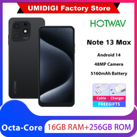 HOTWAV Note 13 Max 16(6+10)GB 256GB Android 14 6.8'' HD+ 48MP Camera 5160mAh 9.2mm Ultra-Thin Global