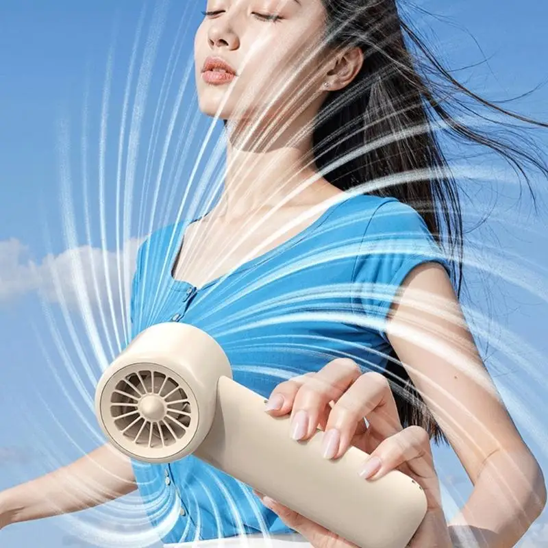 M5TD Quiet Cooling Handheld Fan Retractable Design Cooling Fan Portable Cordless Person Fan For Indoor Outdoor Use