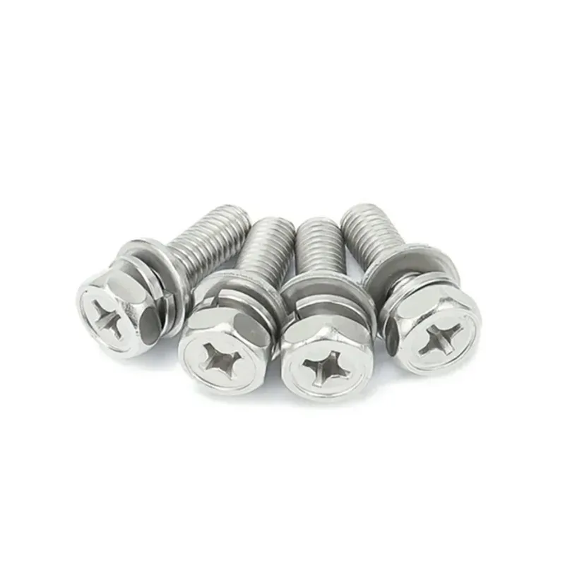 

Cross Triple Screw 304 Stainless Steel External Hexagonal Concave Bolts M3 to M10