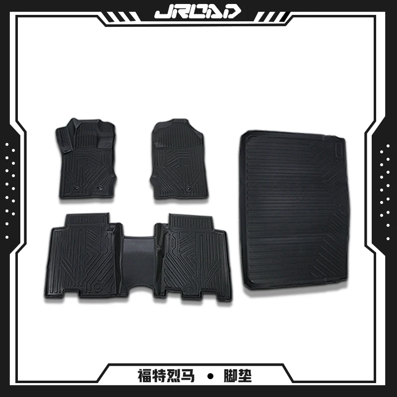 

For Ford Bronco, Hot Selling Floor Mats and 4 - door Trunk Mats with Environment - friendly TPE Material