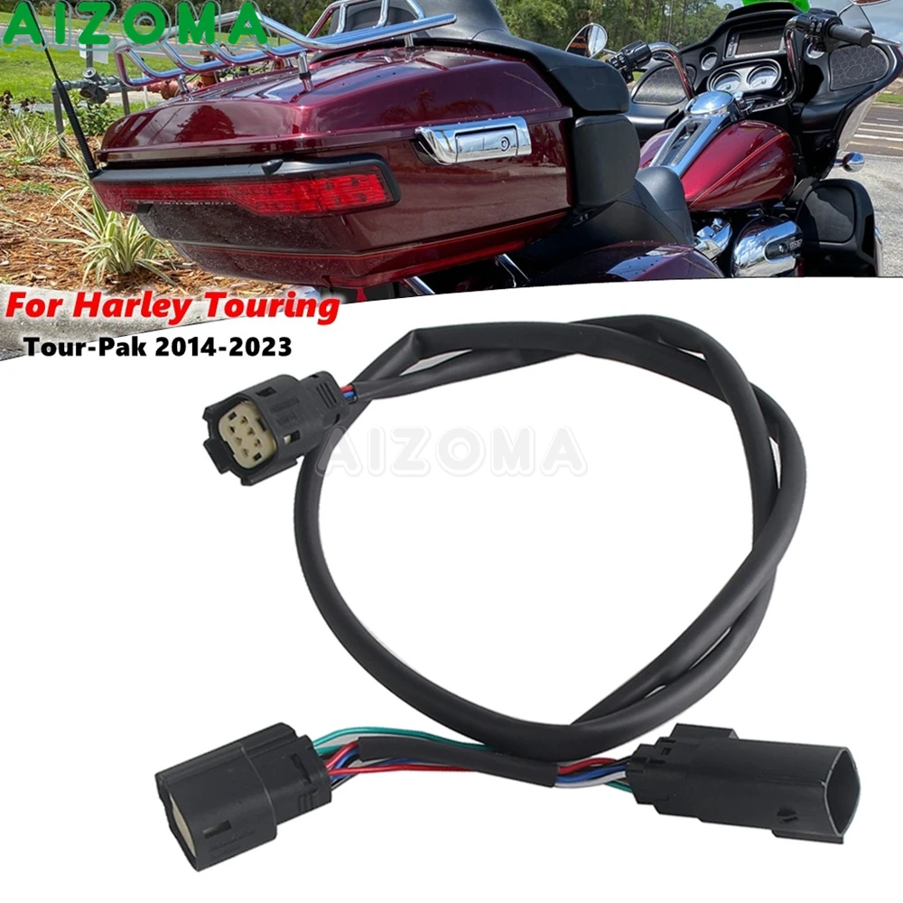 

Dynamics Quick Disconnect Wires Motorcycle Pack Trunk Wiring Harness For Harley Tour Pak 2014-23 Road King Street Electra Glide