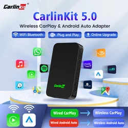 CarlinKit 5.0 2air Wireless CarPlay Adapter Android Auto Wireless Smart Box 2 in 1 For Volvo Benz Audi Kia Hyundai VW Mazda