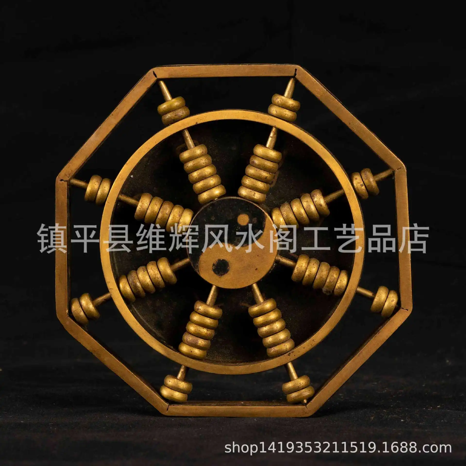 

Brass retro Tai Chi gossip abacus ornament copper abacus home furnishing store decoration craft gift decoration