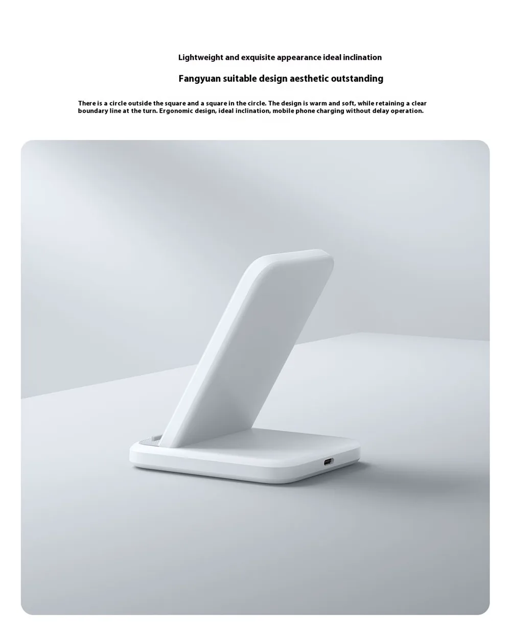 Xiaomi Mi 30W Vertical Wireless Charger Fast Charging For Xiaomi 15/14/13/12 Series For Redmi K70/K60 Series For iPhone Series
