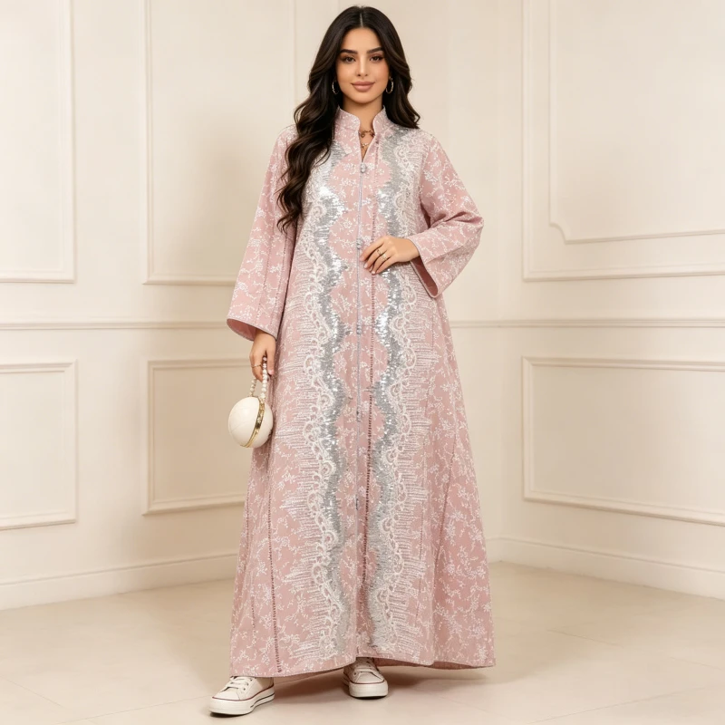 Eid Muslim Abaya Dr…