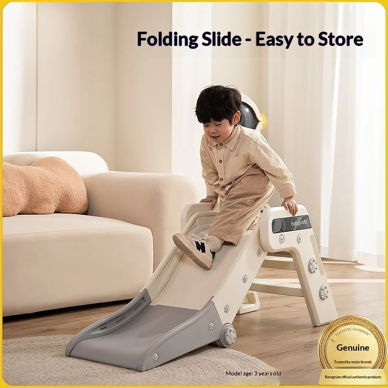 

Baby Toddler Kids Slide Indoor Foldable Compact Non Slip Safe Home Playground Toy Springkussen Slides Slide for Kids Children