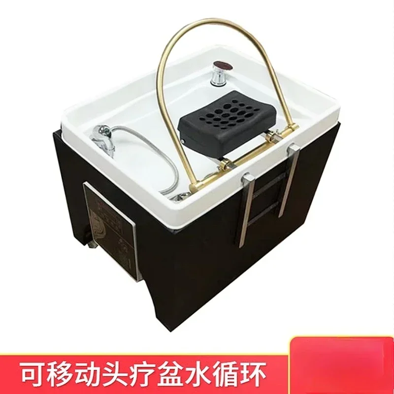 individual mobile head Thai style shampoo bed Beauty salon Barber shop shampoo basin frame Factory direct sales