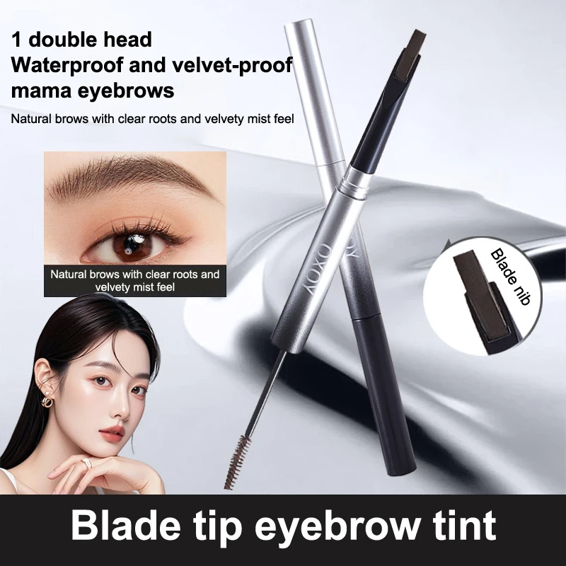 

3 Color Eyebrow Pencil Ointment With Brow Brushes Double-Ended Three-Dimensional Eyebrow Shape Long-Lasting Slender And Natural