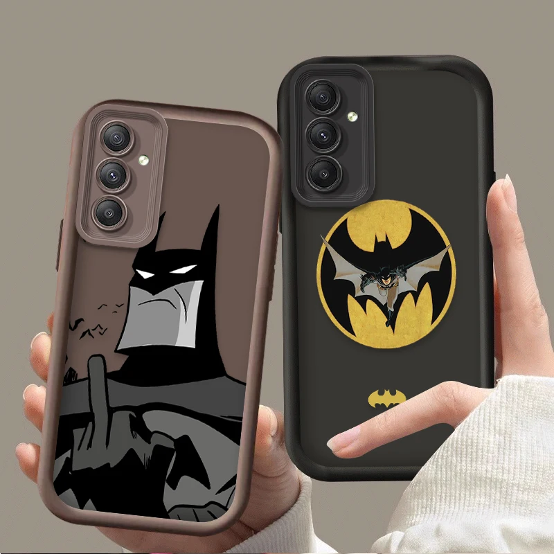 Luxury Marvel Batman Soft Case for Samsung Galaxy A35 A55 A15 A25 A16 A06 A05 A05S A24 A13 A23 A12 A22 A32 A52 A71 A51 4G Cover