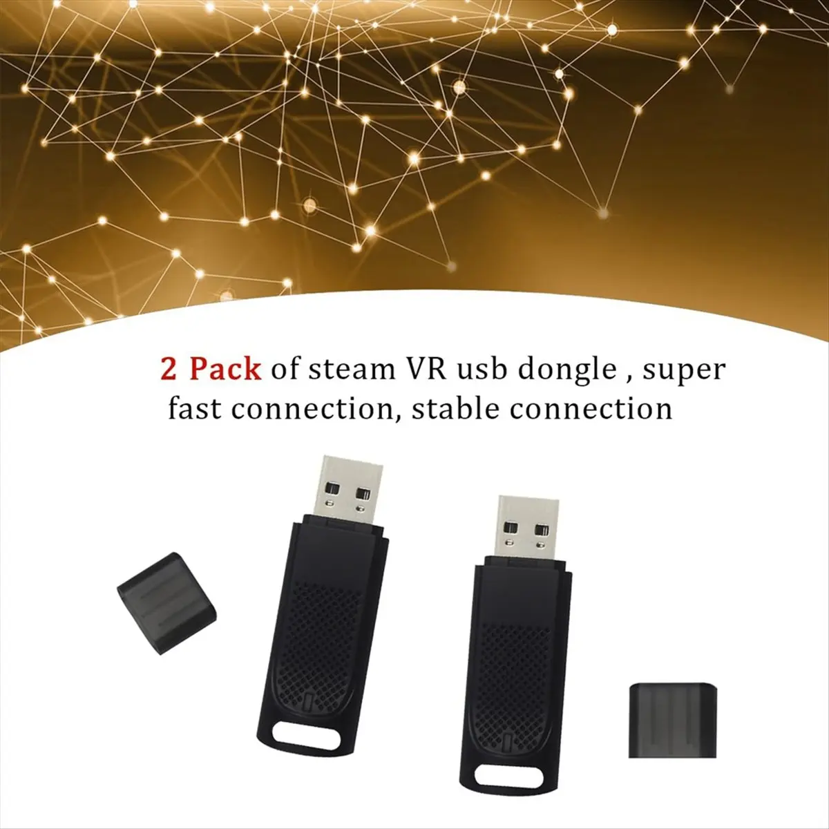 

A10I 2 Pack for Steam Vr Usb Dongle Receiver for Controller Plug and Play for Tracker Vr Ink Pilot