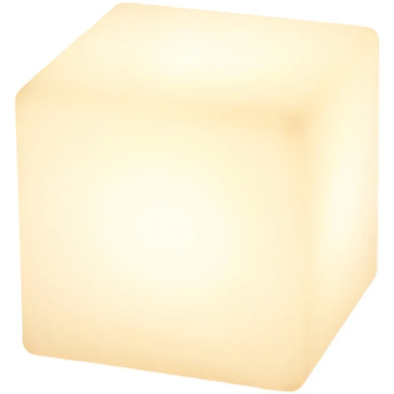 Imagem -05 - Led Cube Branco Atmosfera Lâmpada de Assoalho Ins Estilo Cores Decoração Leve Sala de Estar Quarto Livraria Cafés