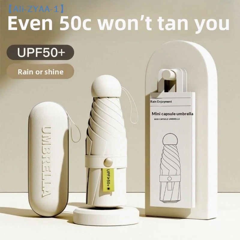 guarda-chuva-de-bolso-blackout-upf-50--protecao-solar-de-camada-dupla-compacto-e-a-prova-de-vento-para-protecao-total-contra-sol-e-chuva【zyaa-1】