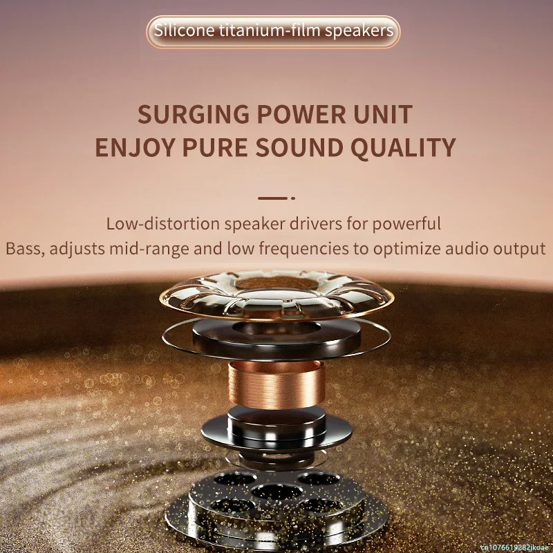 New SKYWORTH STP009 Earphones Outdoor Sports Ear Hook Wireless Bluetooth 5.3 Open-Ear Headphones HiFi Stereo HD Mic Call Earbuds