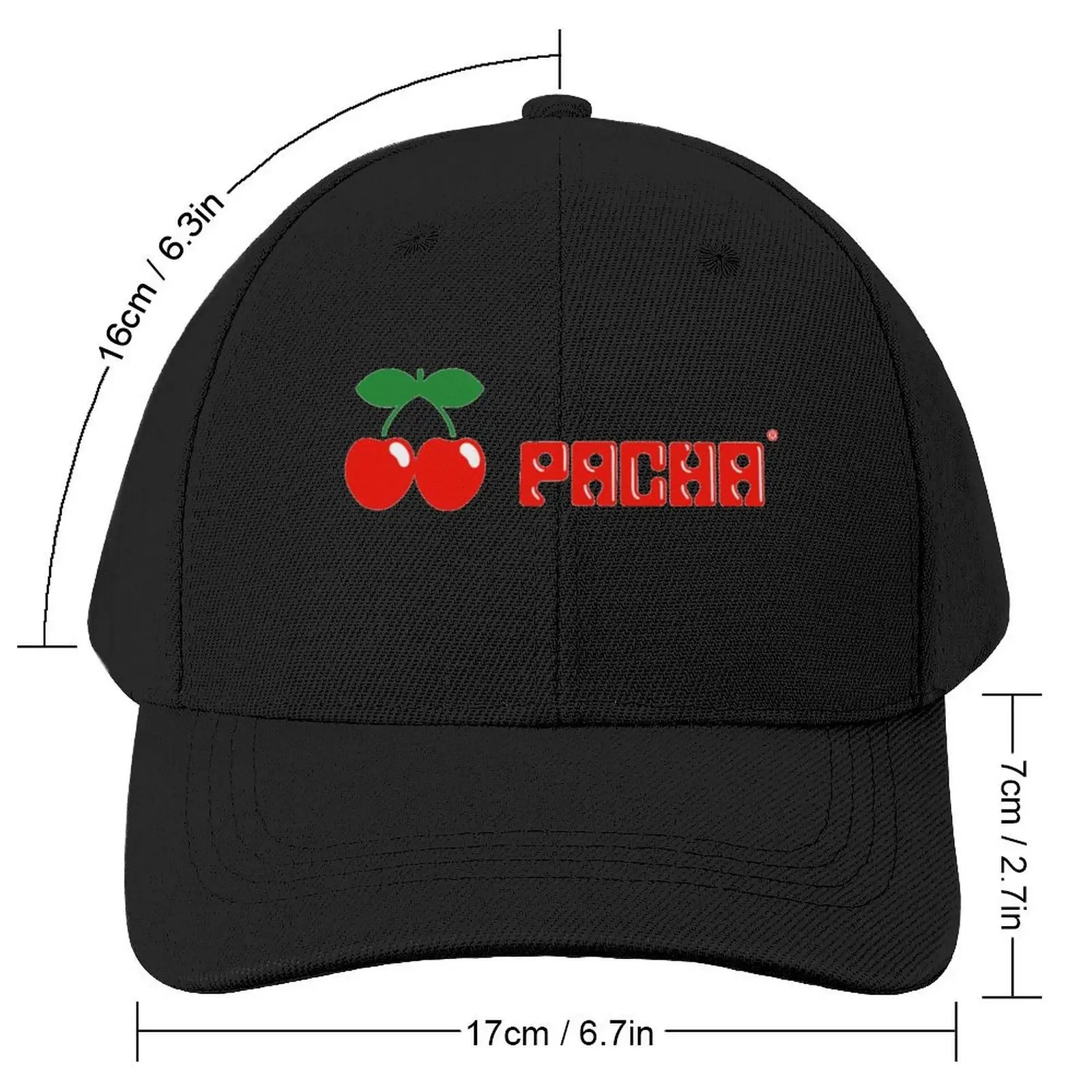 Pacha Ibiza Logo Baseball Cap foam party Hat Fishing cap hiking hat Icon Caps For Women Men's