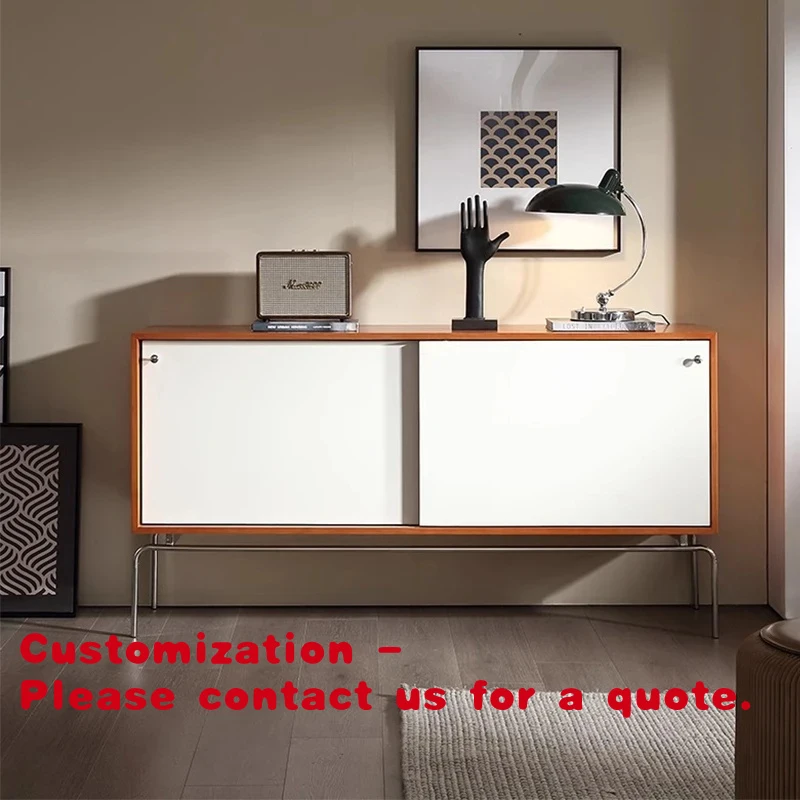 custom.Multi-functional Modern Bedroom Storage Cabinet Customizable Wood Combination Table Two Tone OEM/ODM