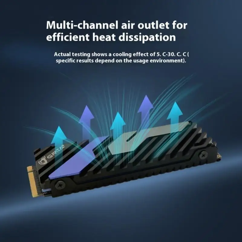 

Эффективный твердотельный радиатор Y1UB M.2 для игрового ПК с приводом NVMe улучшает охлаждение