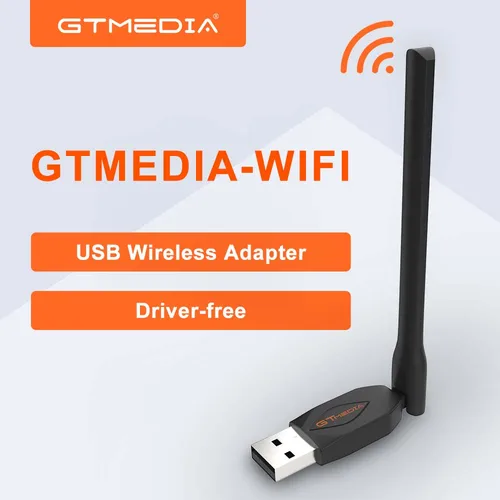 Gtmedia 2,4 GHz Usb Wifi antena Dongle para GTMEDIA V7 PRO V7TT V7S2X tv box wifi V7S Hd receptor de satélite Wifi Lan adaptador Wifi