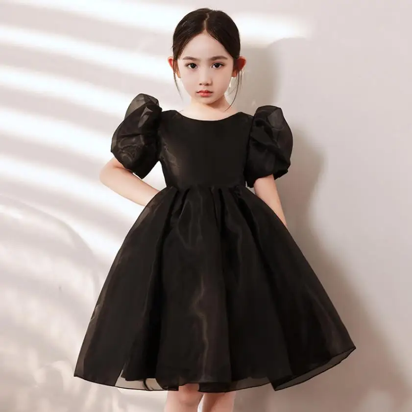 

Baby Girl Flower Dress Kids Bridemaid Wedding Ball Gowns Children Boutique Birthday Party Elegant Dresses For Girl Easter A1301