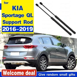 Puntales de resorte de Gas para puerta trasera de coche, soporte de elevación, amortiguador hidráulico, para KIA SPORTAGE QL 2016-2019, 2 uds.