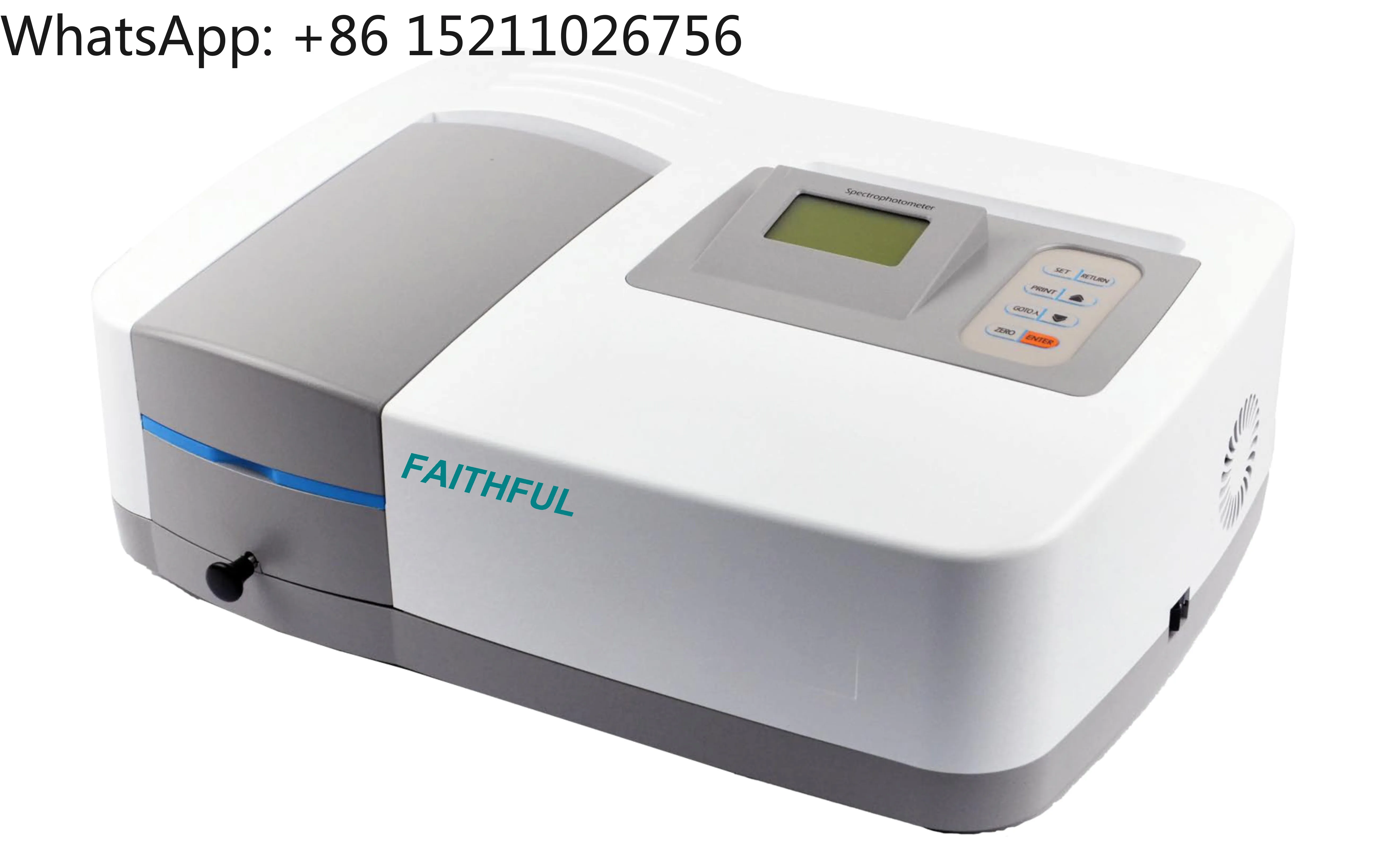Laboratory Vis Spectrophotometer LCD Display Single Beam 325-1000nm