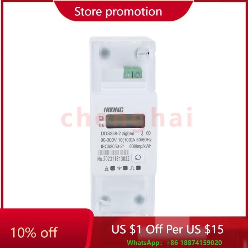 

100A Support Home Assistant Zigbee Energy Meter/HA Power Monitor Zigbee Switch