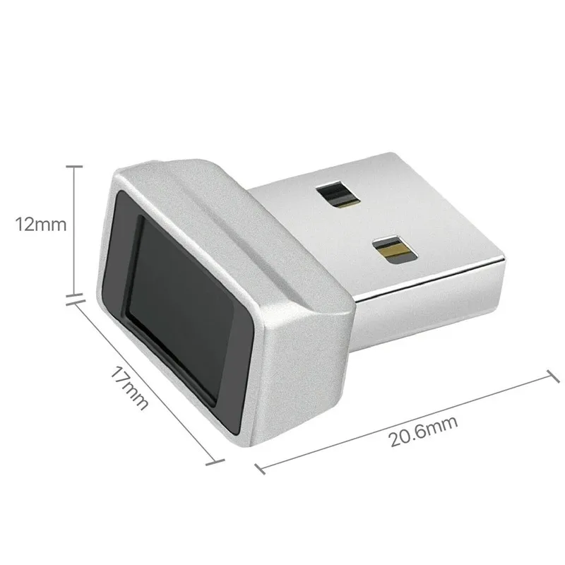 USB Tipo-C Impressão Digital Unlock Reader Module para Windows 7/8/10/11 Olá Impressão Digital USB Cadeado Scanner Biométrico Para PC Portátil
