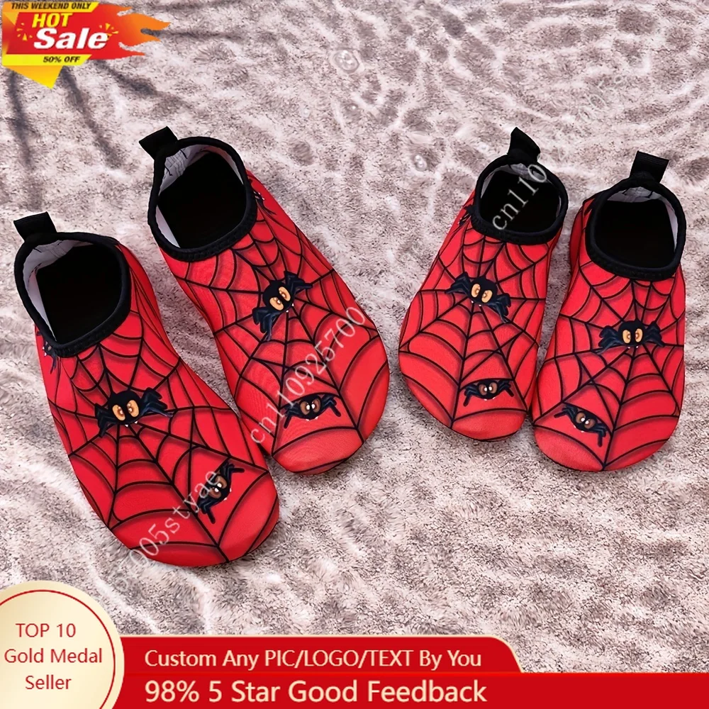 

Spider-man Barefoot Slip Wading Shoes Lightweight Non Slip Quick Drying Wading Shoes for Boys and Girls Swimming on Water Shoe