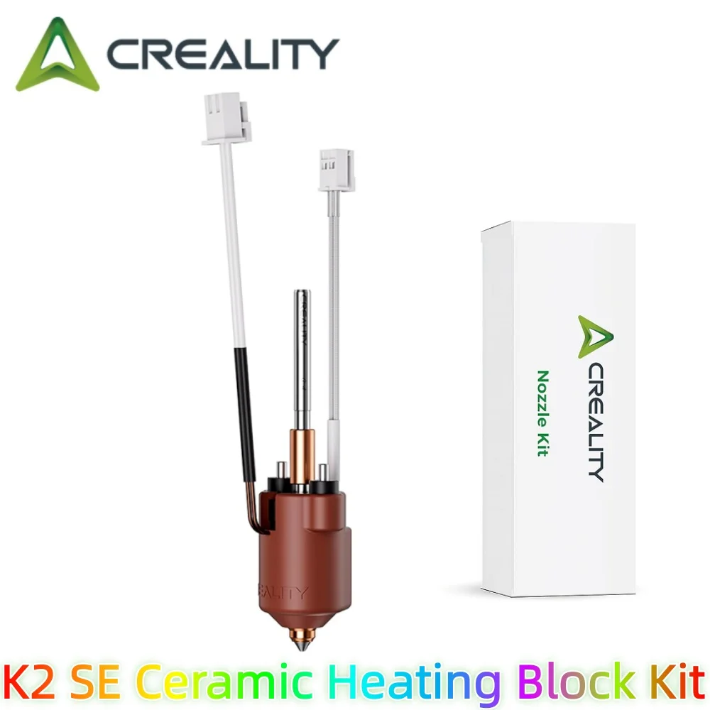 

Официальный комплект керамического нагревательного блока Creality K2 SE, хотэнд с быстросменным соплом 300 ° Высокотемпературные детали для 3D-принтеров