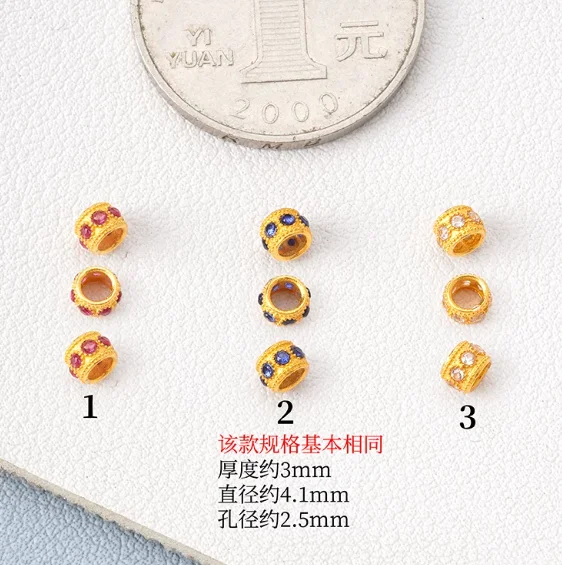 18k gold beads karat gold colorful gemstone beads
