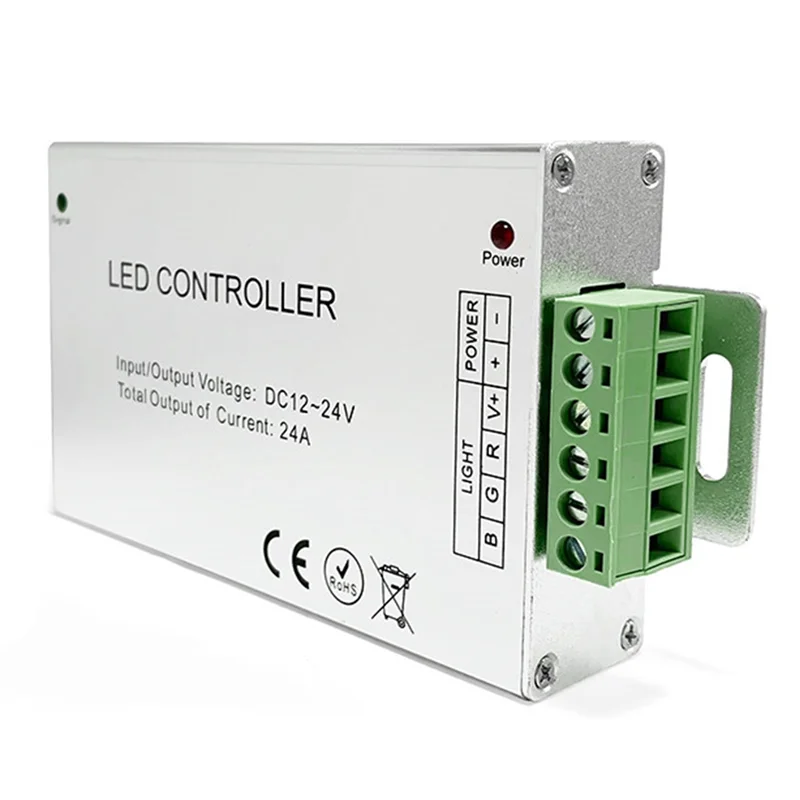 12A LED Controller 4 Schlüssel RGB Controller Drahtlose RF Modul Dimmer Dimmen System Für RGB Streifen Licht DC12-24V-X64A