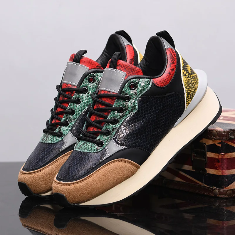 

Autumn breathable Forrest Gump shoes for men and women couples are versatile casual sports platform heightening daddy shoes