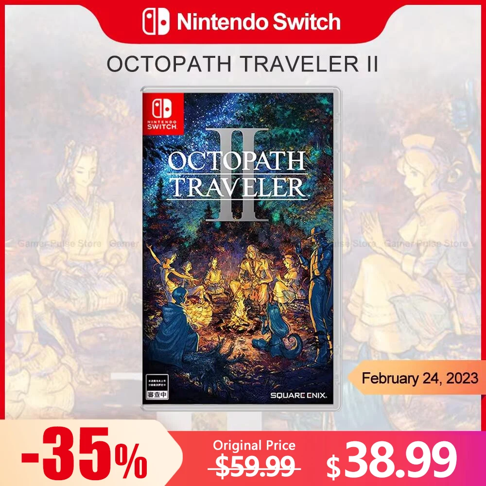 

OCTOPATH TRAVELER II Nintendo Switch Games Deals 100% Official Physical Game Card RPG Genre for Switch OLED Lite Game Console