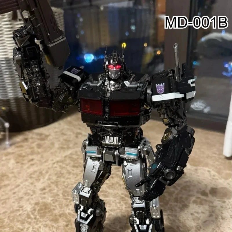 متوفر في المخزون: دمية المتحولين من فيلم النحلة MD-001B باللون الأسود، قابلة للتحريك بشكل فائق، مصنوعة من السبائك، هدية مثالية لجمع التحف للأولاد