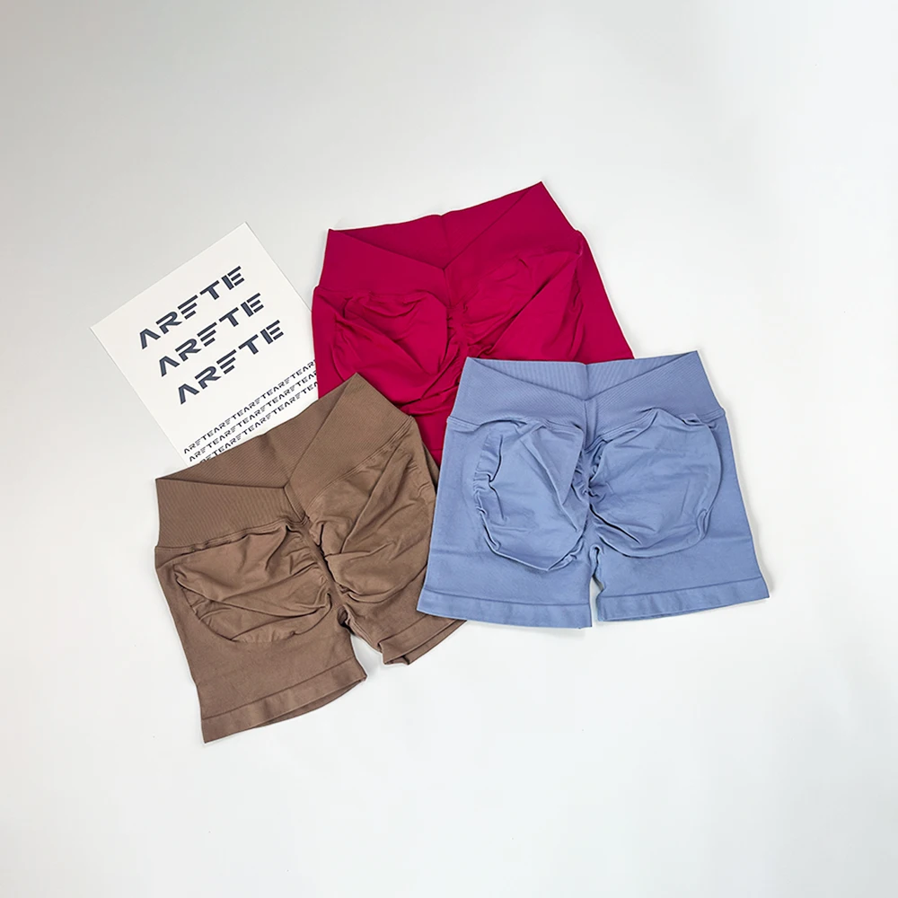 

Женские леггинсы ARFTE с высокой талией для йоги, спортивные шорты с эффектом подтяжки ягодиц для тренировок в зале, фитнеса, бега, велоспорта