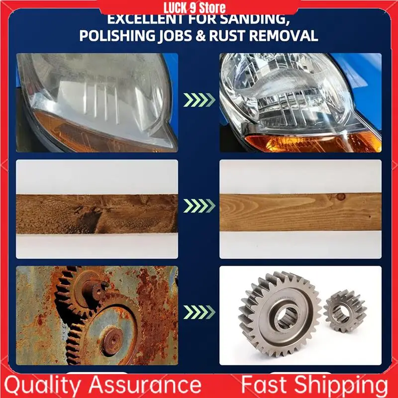 60Pcs Aluminium Oxide Discs 2 Inch Quick Change Sanding Discs With 1/4Inch Holders, Die Grinder Surface Conditioning