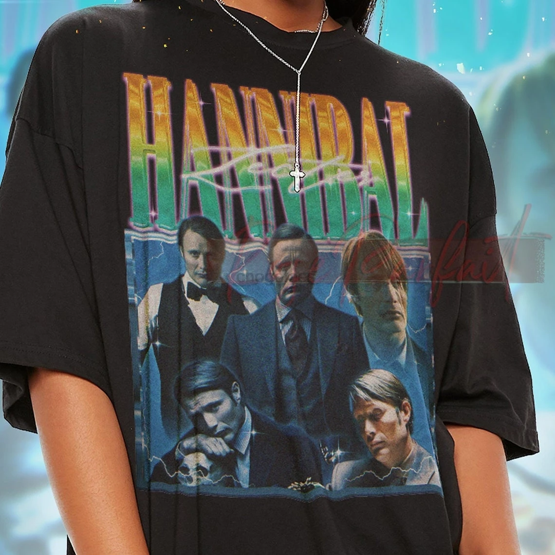 HANNIBL LECTER Silence Of The Lambs T-shirt - Anthony Hopkins Vintage Tees Longsleeve Fans Kids Hannibal Lectr Shirt Hannibal Le