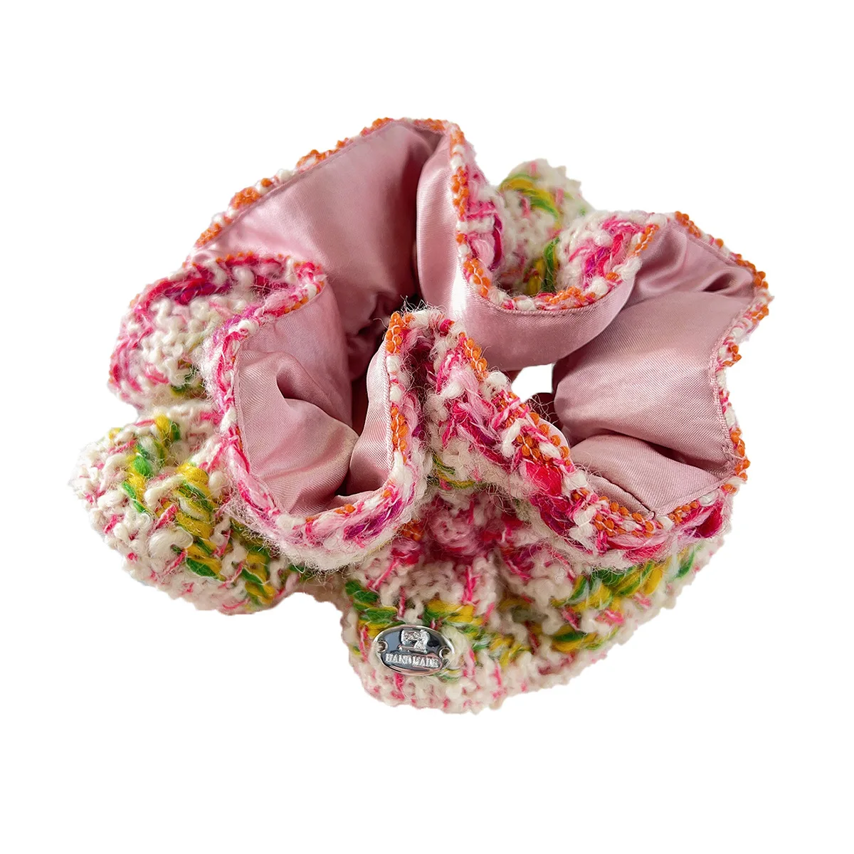 Ikat Rambut Jepit Rambut Simpel Warna Pink Dopamin Desain Baru Korea