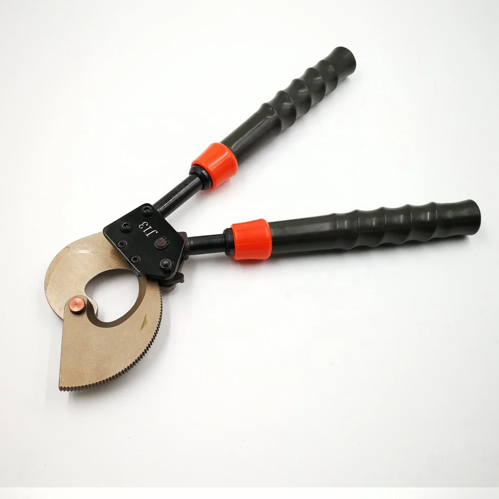 เครื่องตัดสายเคเบิลเหล็ก Acsr Cutter J-13 แบบใช้แรงตีนตะขาบ