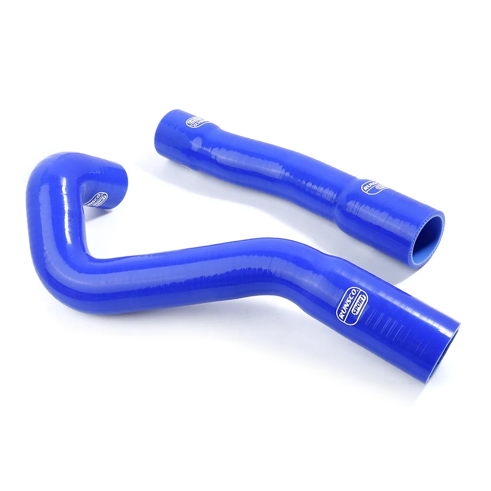 Silicone Coolant Radiator Hose Kit for For BMW E46 M3 1999-2006 Silicone Coolant Hose Blue Red Black 2PCs/Set