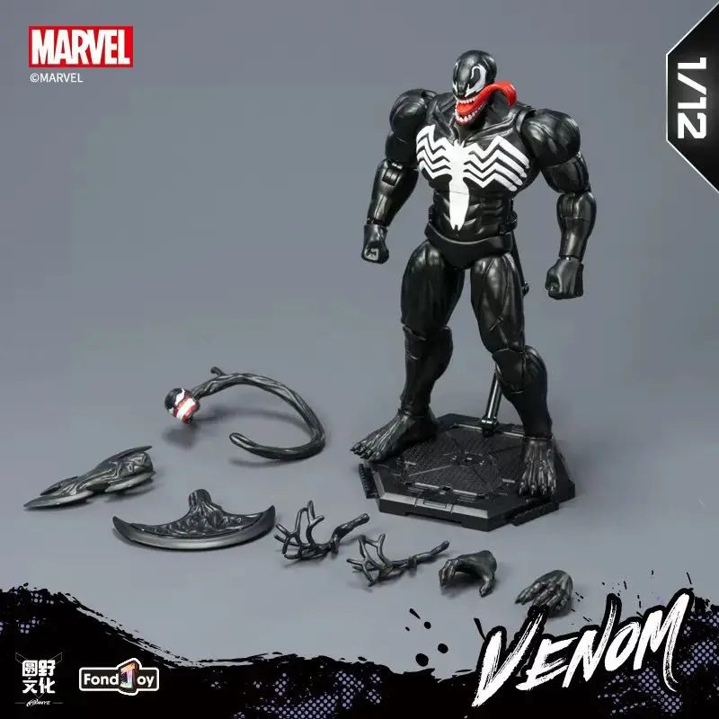 

New Original Fondjoy Venom Model Kit 1/12 Venom Action Figure Assembly Infinity Saga ABS Joint Movable Kid Toy Gift