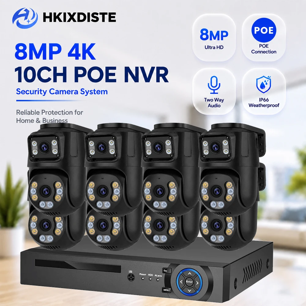 Nvr Kit 8 Channel - Kit de Câmeras de Segurança CCTV