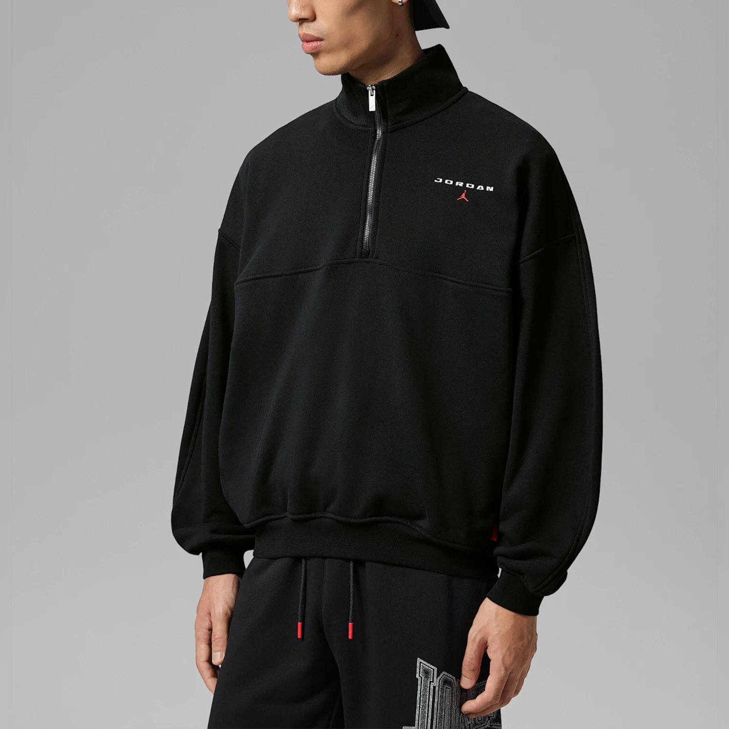 nike-genuine-jordan-men's-loose-stand-collar-minimalist-pullover-hoodie-iw6367-010