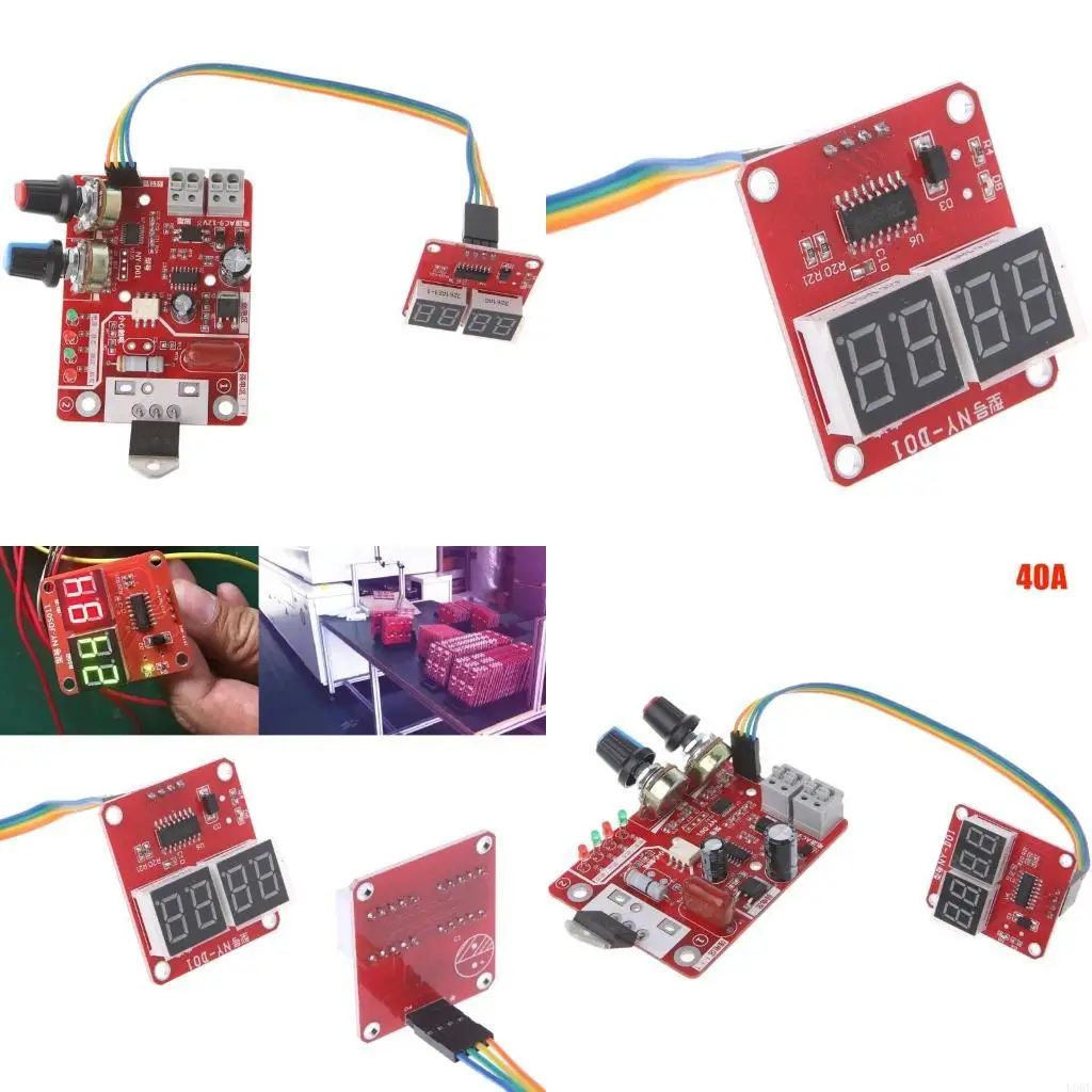 

Spot Welder for Time Control Board 40A Current Controller with Digital Display