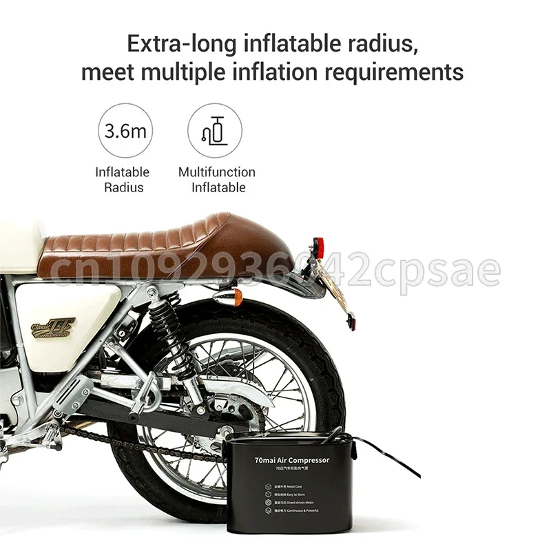 Kompresor Udara 70mai 12V 70 MAI Portale Pompa Udara Mobil Listrik Inflator Mini Pompa Ban Mobil