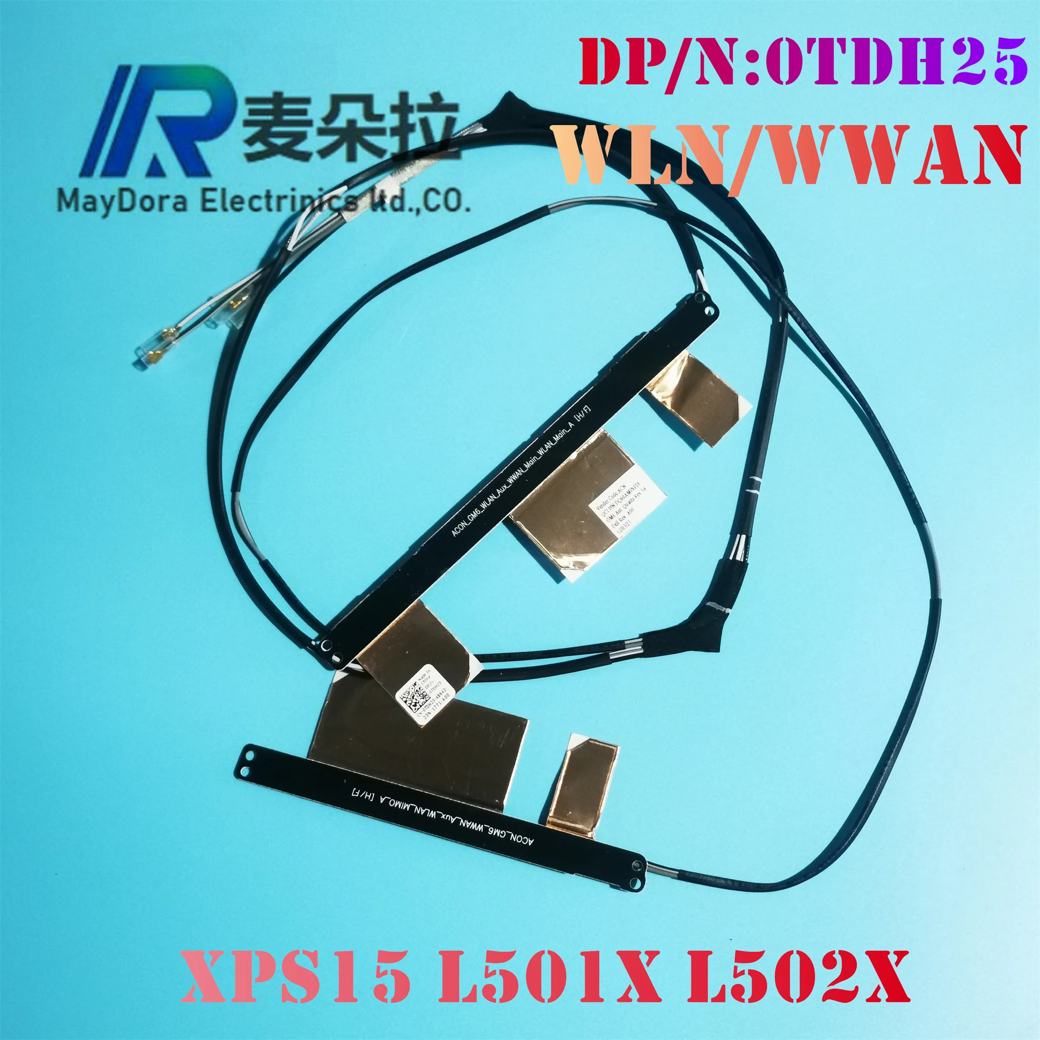 

NEW ORG Laptop parts for DELL XPS15 L501X L502X Wlan+wwan Antenna cable 5PIN TDH25 0TDH25