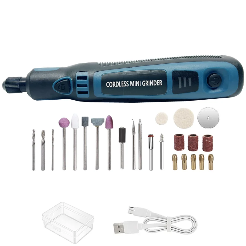 

USB Charging DIY Power Tool Speed-Adjustable Mini Electric Grinder Micro Polishing Machine Nail Polish Pen 306 for Wood Work