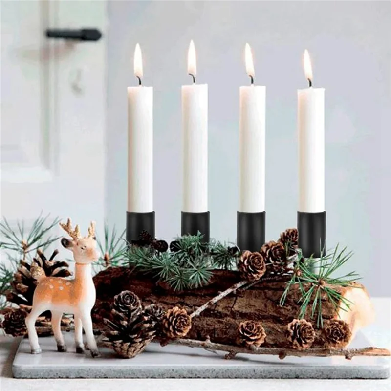 Promotion! Candle Holders, Advent Wreath, Candle Sticks, Advent Wreath, Candle Holder, Taper Candles With Skewer Easy To Use , 8