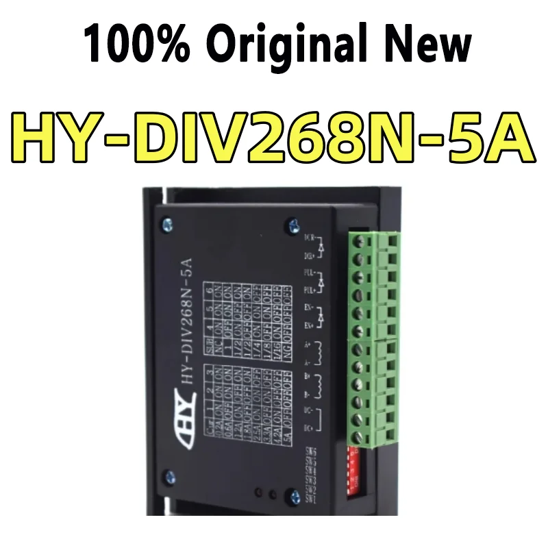 100% Tested  HY-DIV268N-5A 2Phase Hybrid Using DC 12 ~ 48V for Engraving Machine & Cutting Machine