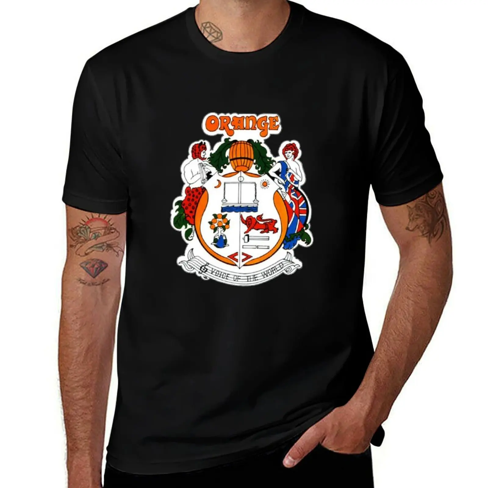 Orange Amplification voice of the world Classic T-Shirt Holiday Lightweight T-Shirt